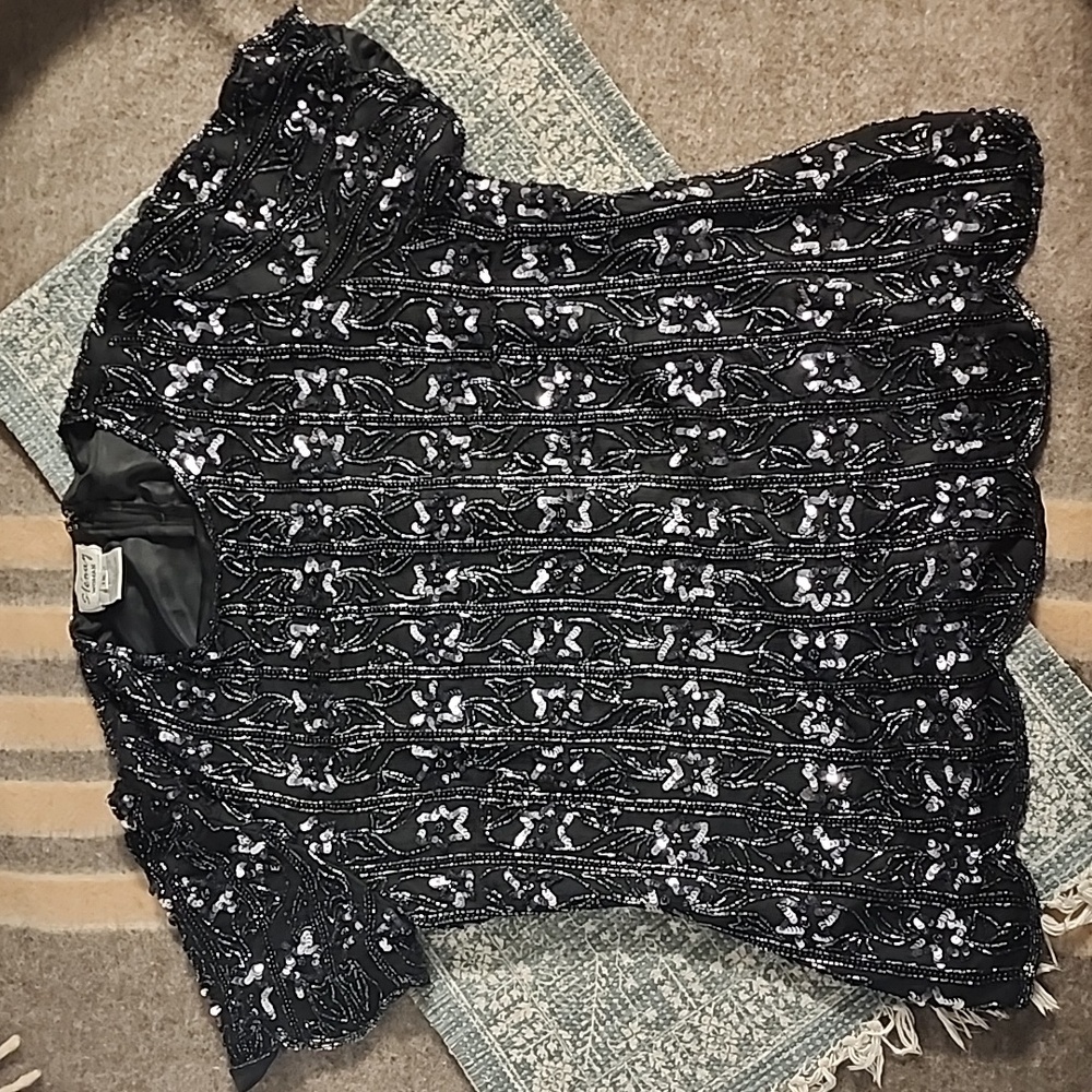 Vintage Beaded Top